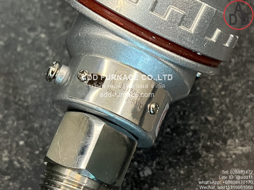 Thermocouple 9.5x150mm Type K 0-800°C (10)